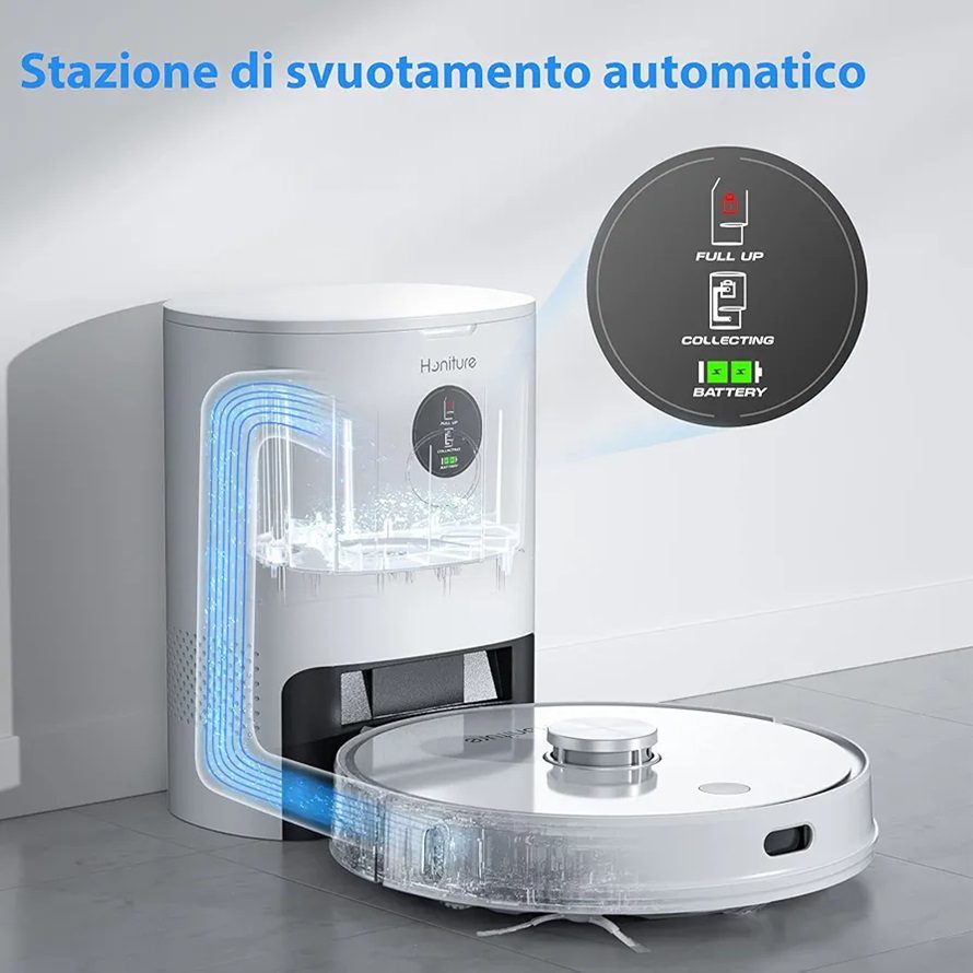 جارو رباتیک HONITURE Q6 Pro استوک - فروشگاه ژیامارکت